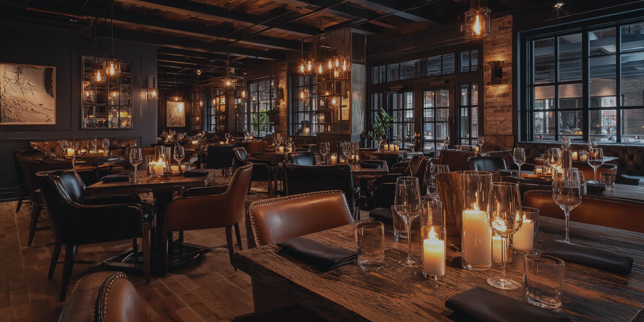 Interior of the restaurant