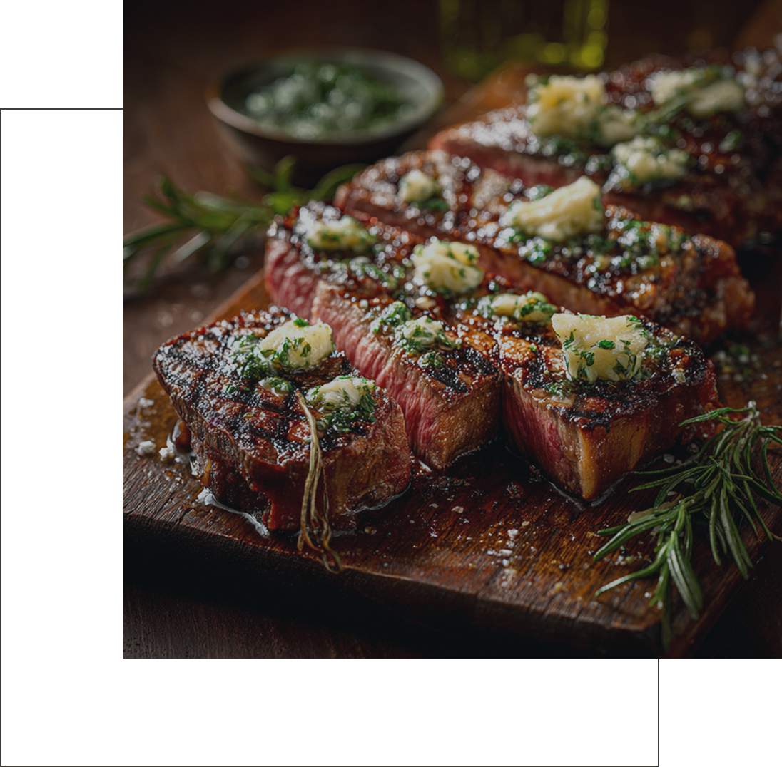 signature steaks menu selection