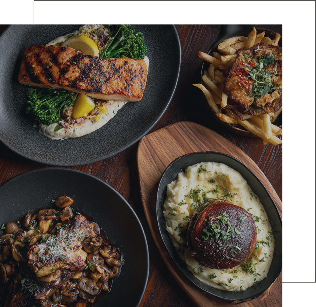 mains & specialties menu selection